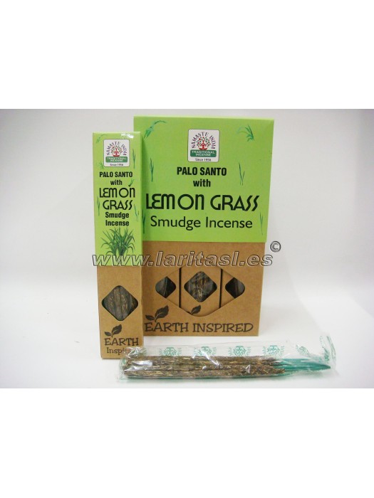 Incienso Orkay Namaste Earth Inspired Palo Santo y Lemongrass (12x30gr)